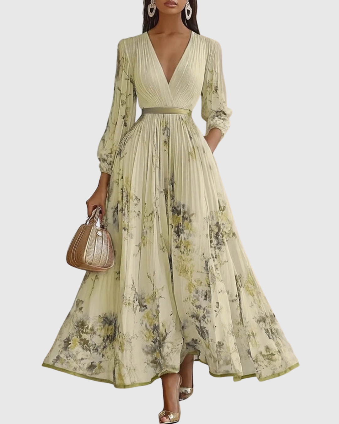 Rowella | Elegant Maxi Dress with Ruffles