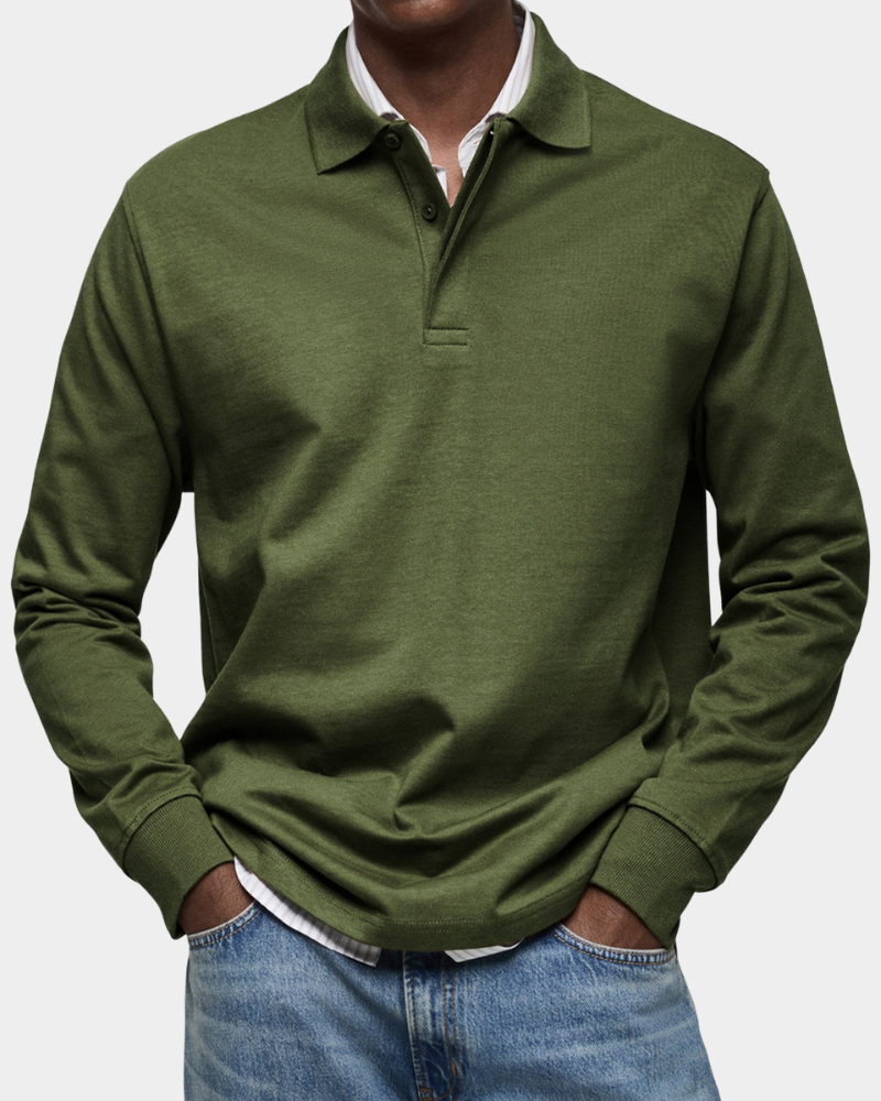 Maël | Classic Long Sleeve Polo