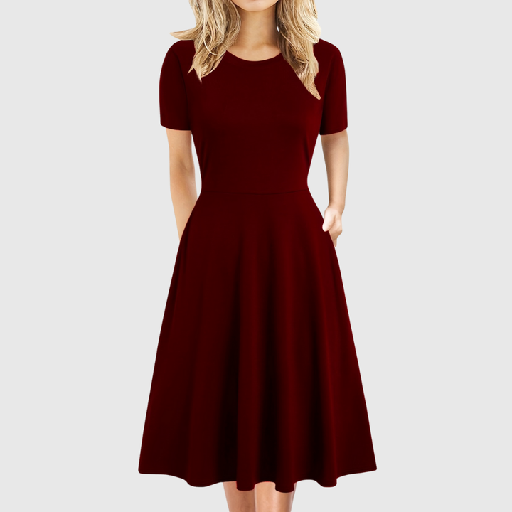 Evelyn Quinn | Retro A-Line Dress for Summer