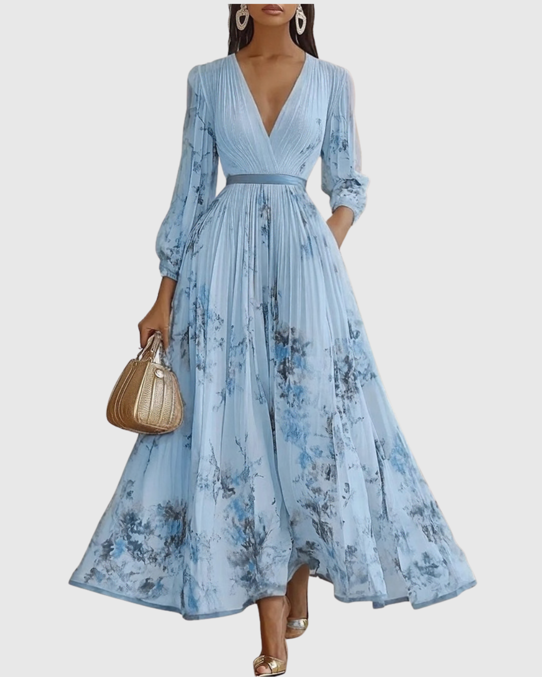 Rowella | Elegant Maxi Dress with Ruffles