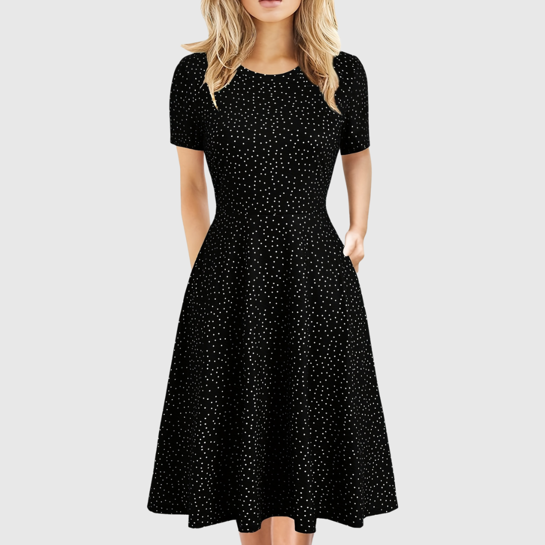 Evelyn Quinn | Retro A-Line Dress for Summer