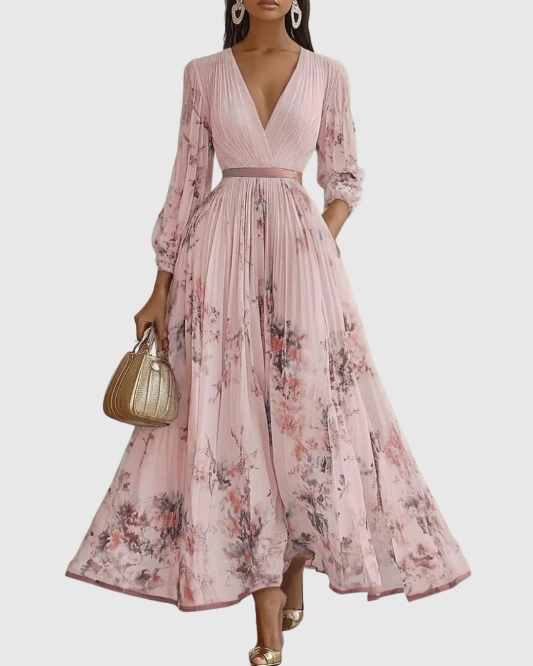Rowella | Elegant Maxi Dress with Ruffles