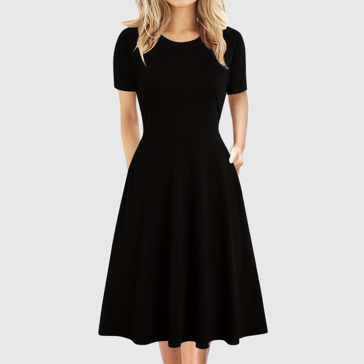 Evelyn Quinn | Retro A-Line Dress for Summer