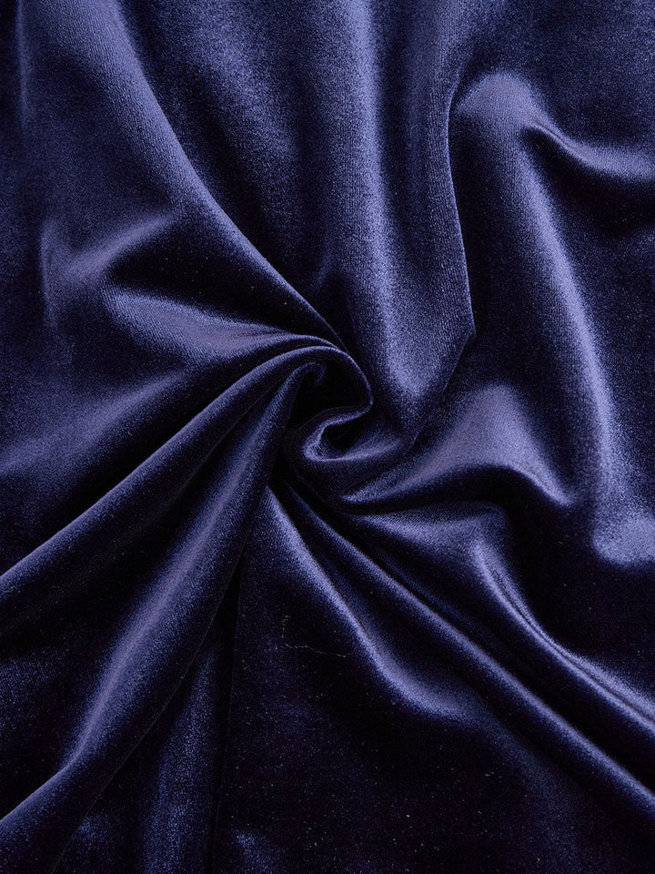 Sibella | Navy Blue Midi Dress with Long Sleeves