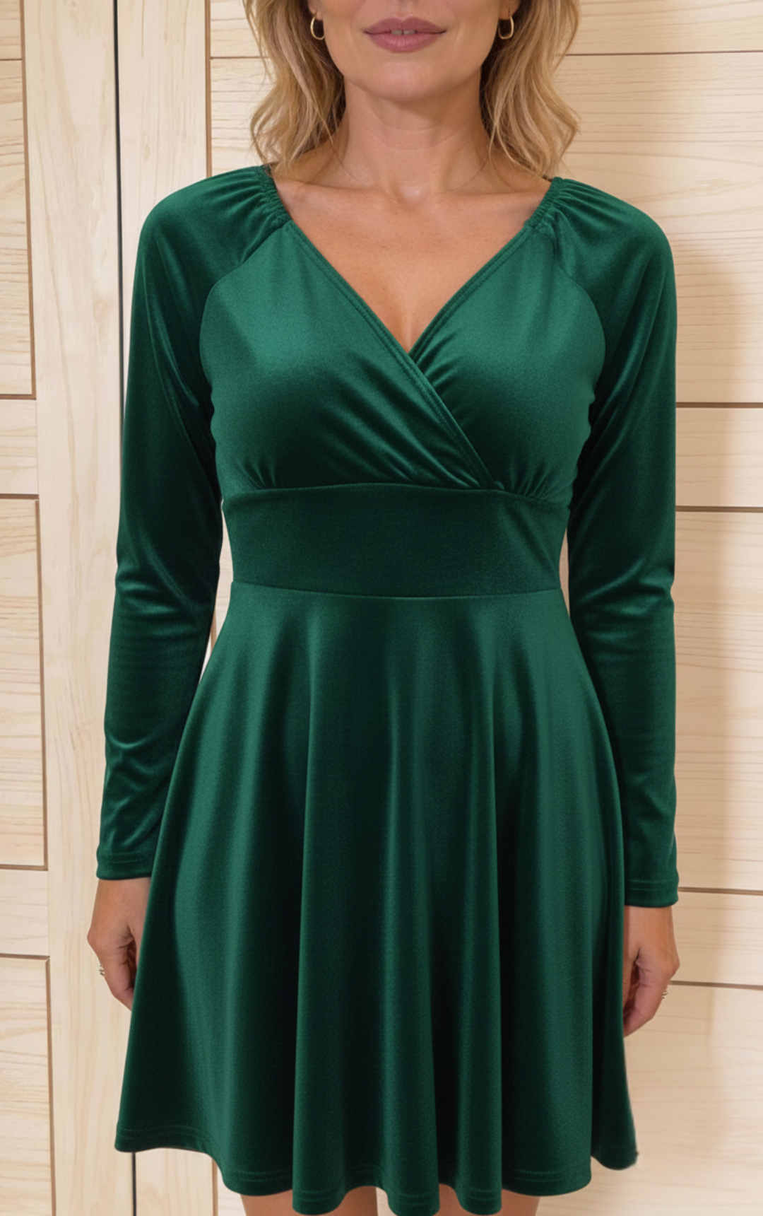 Lillia | Aksamitna Sukienka Północna Elegancja