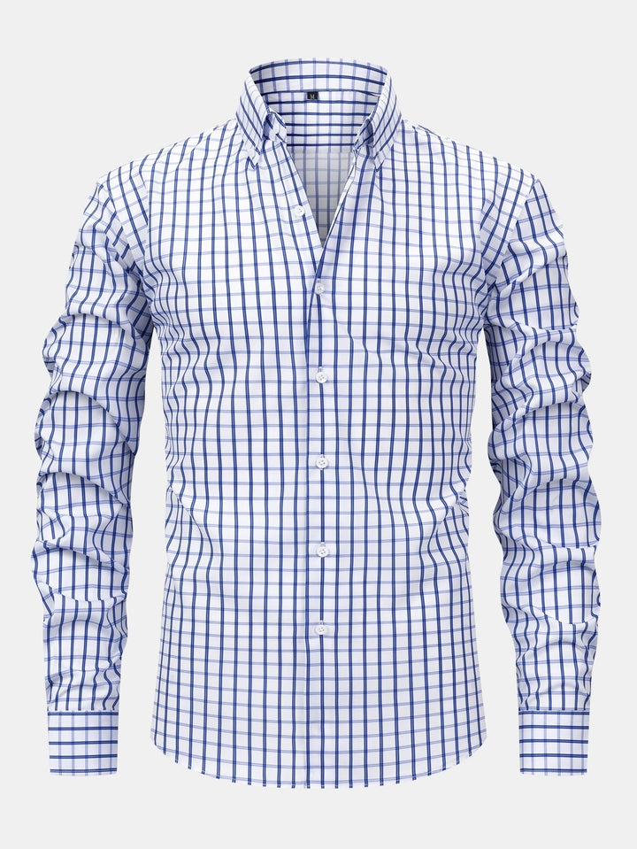 Dennis I Long Sleeved Shirt With Checkered Pattern