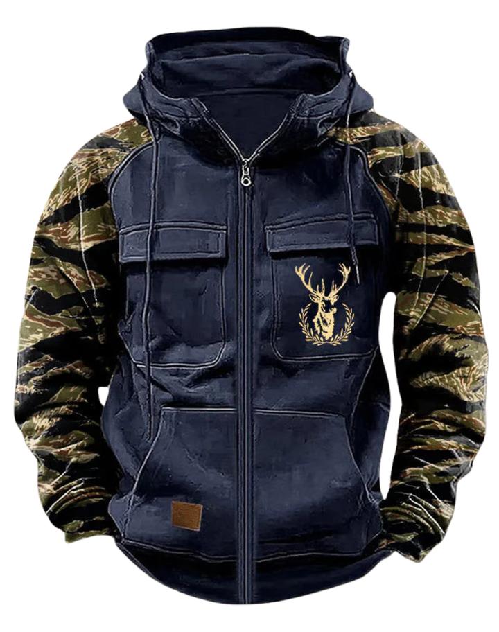 Neil | Structured Utility Zip Hoodie