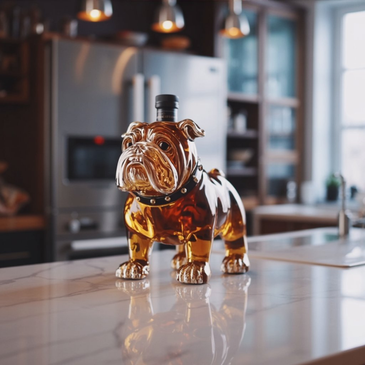 Whiskey Bottle - Bulldog Edition