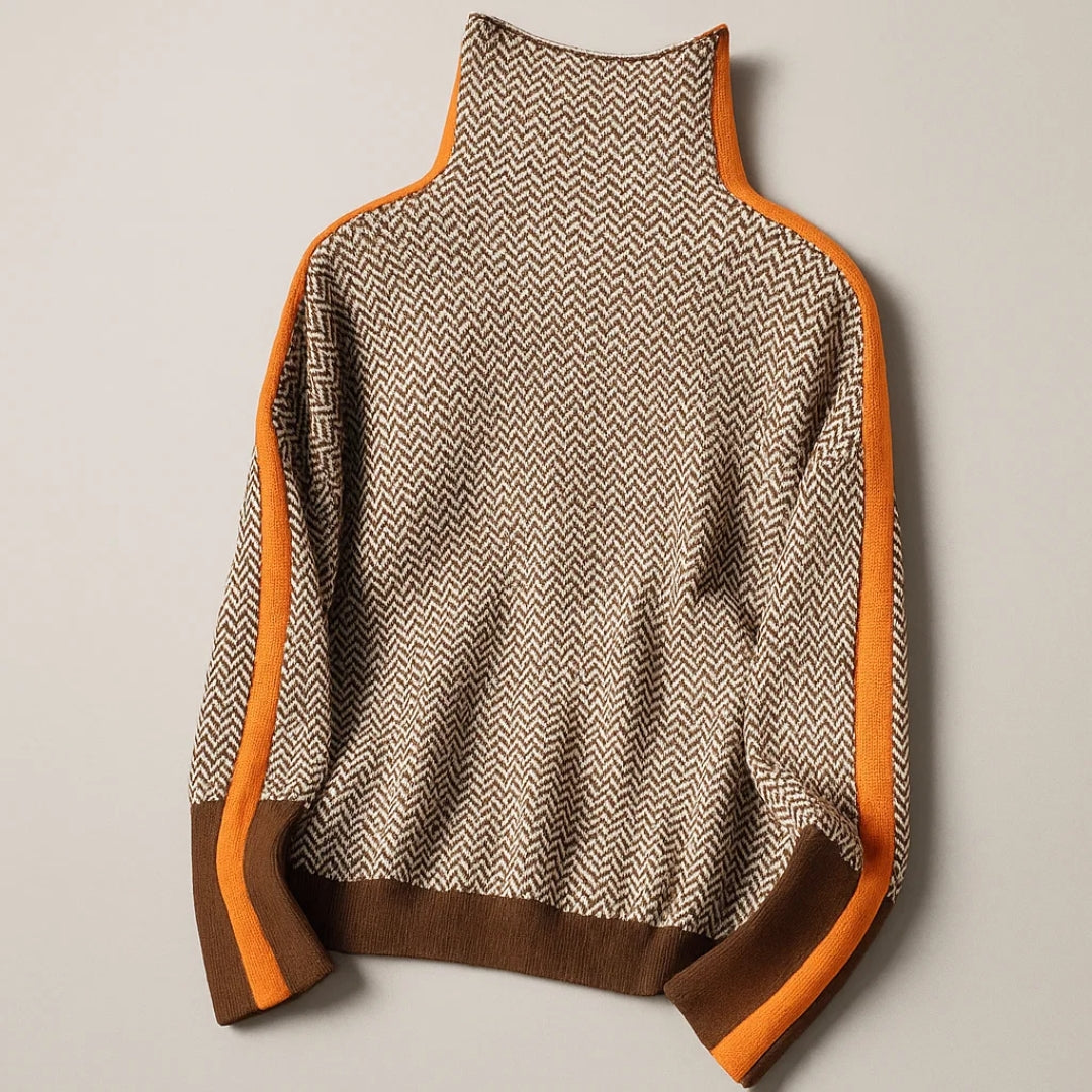 Elin | Sweater with High Collar