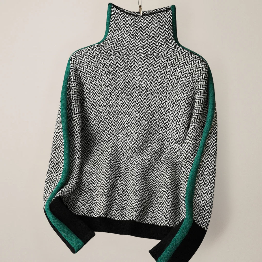 Elin | Sweater with High Collar