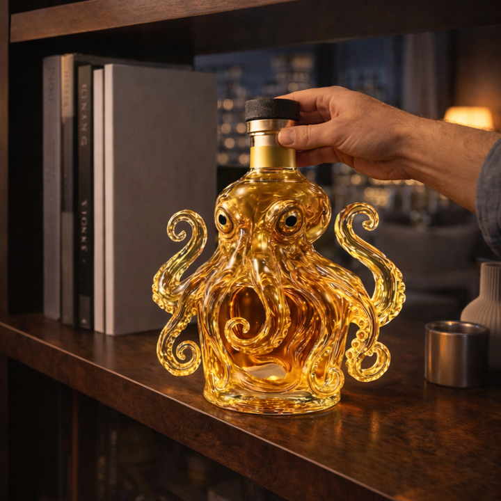 Whiskey Bottle - Octopus Edition