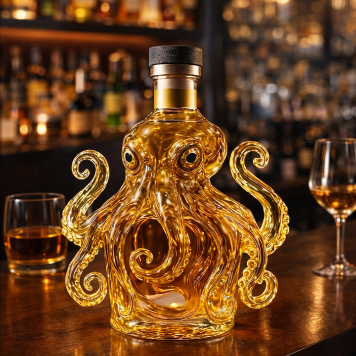 Whiskey Bottle - Octopus Edition