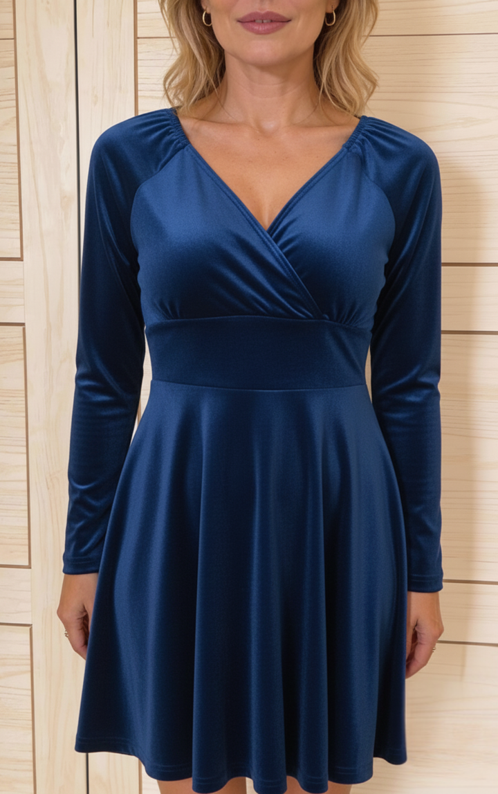 Lillia | Aksamitna Sukienka Północna Elegancja