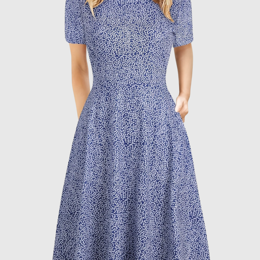 Evelyn Quinn | Retro A-Line Dress for Summer