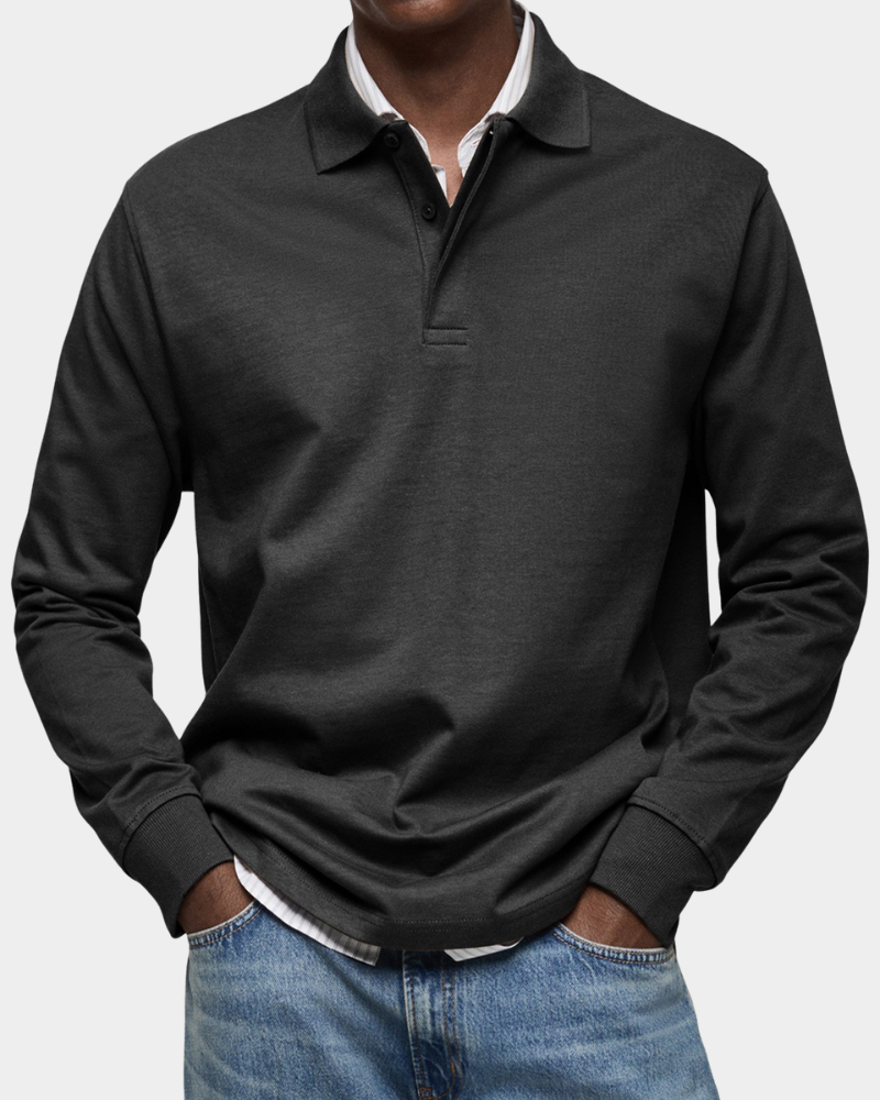 Maël | Classic Long Sleeve Polo