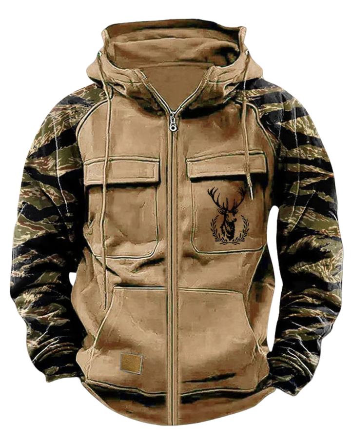 Neil | Structured Utility Zip Hoodie