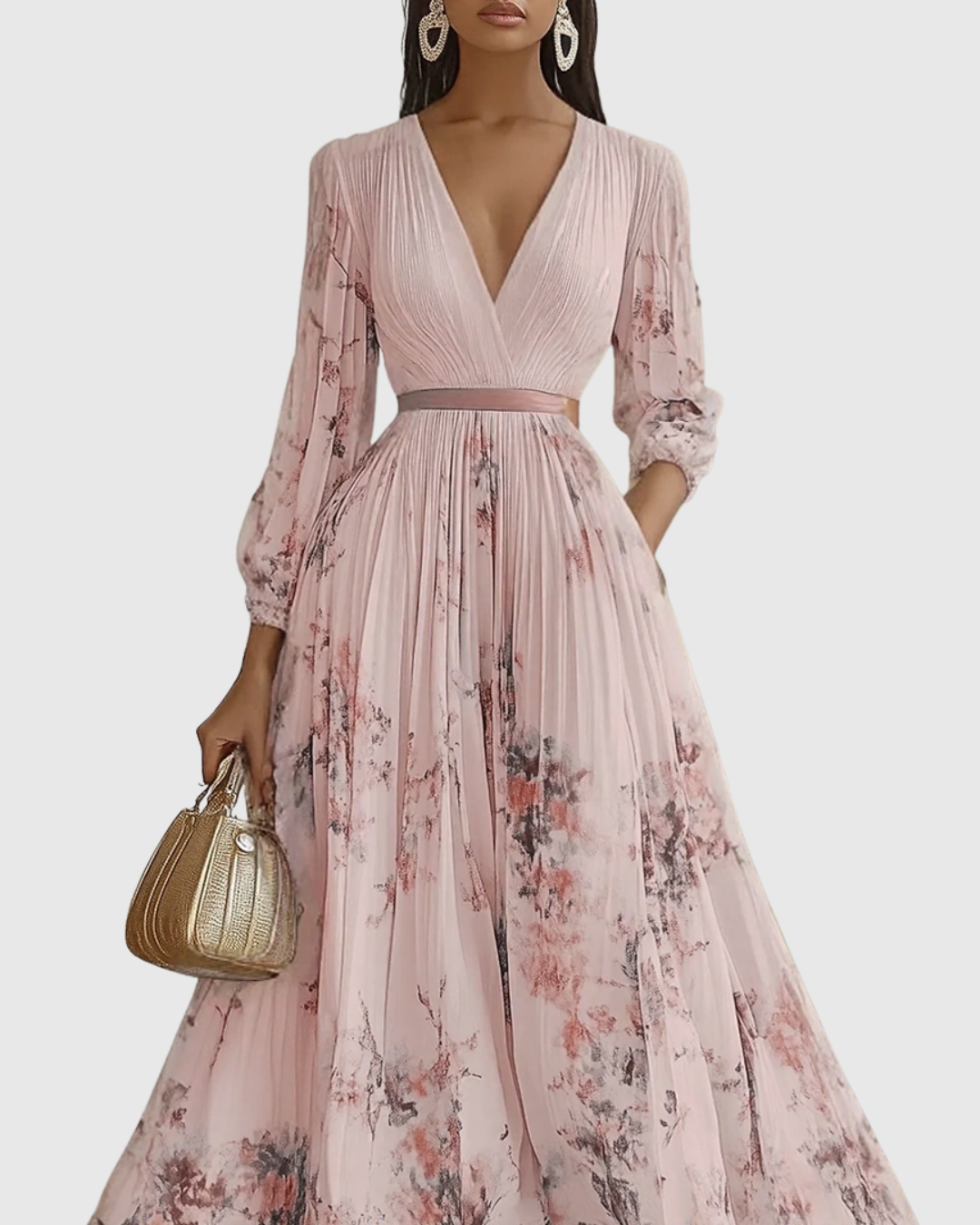 Rowella | Elegant Maxi Dress with Ruffles