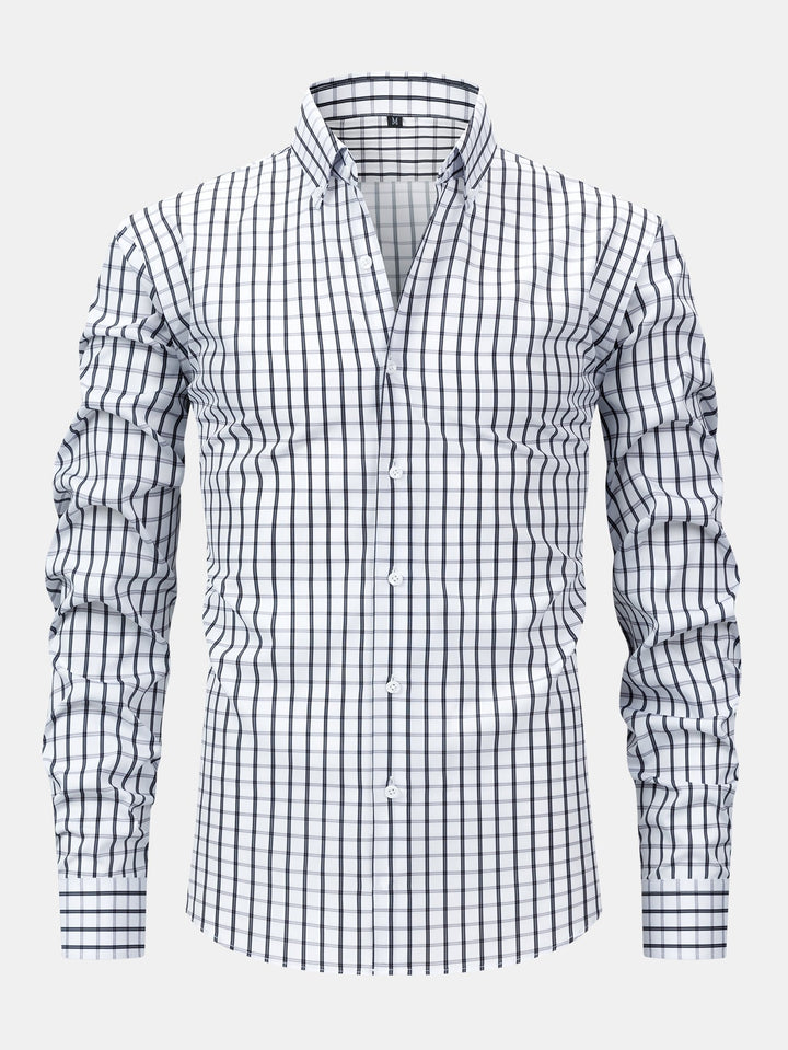 Dennis I Long Sleeved Shirt With Checkered Pattern