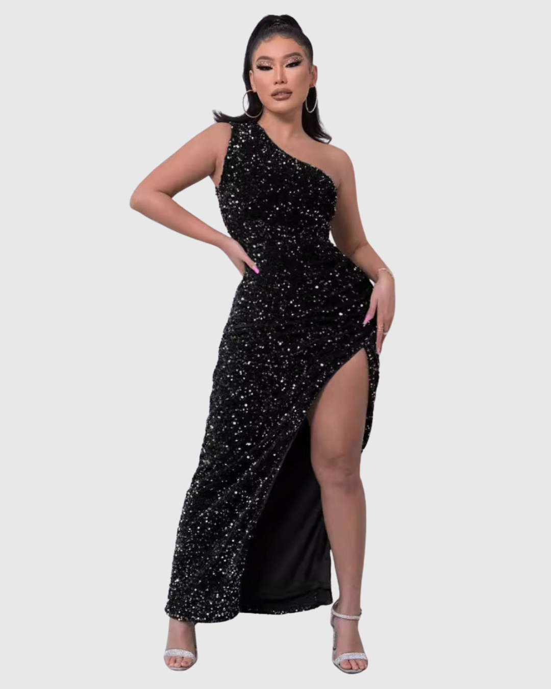 Lillian | Luxury Evening Dress with One Shoulder