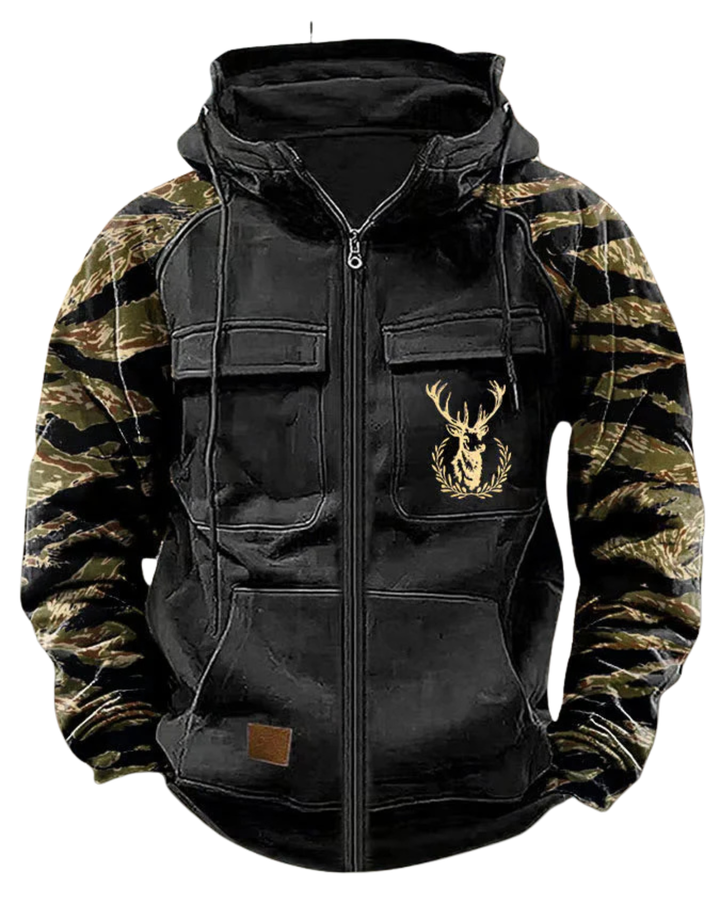 Neil | Structured Utility Zip Hoodie