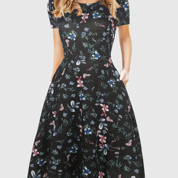 Evelyn Quinn | Retro A-Line Dress for Summer