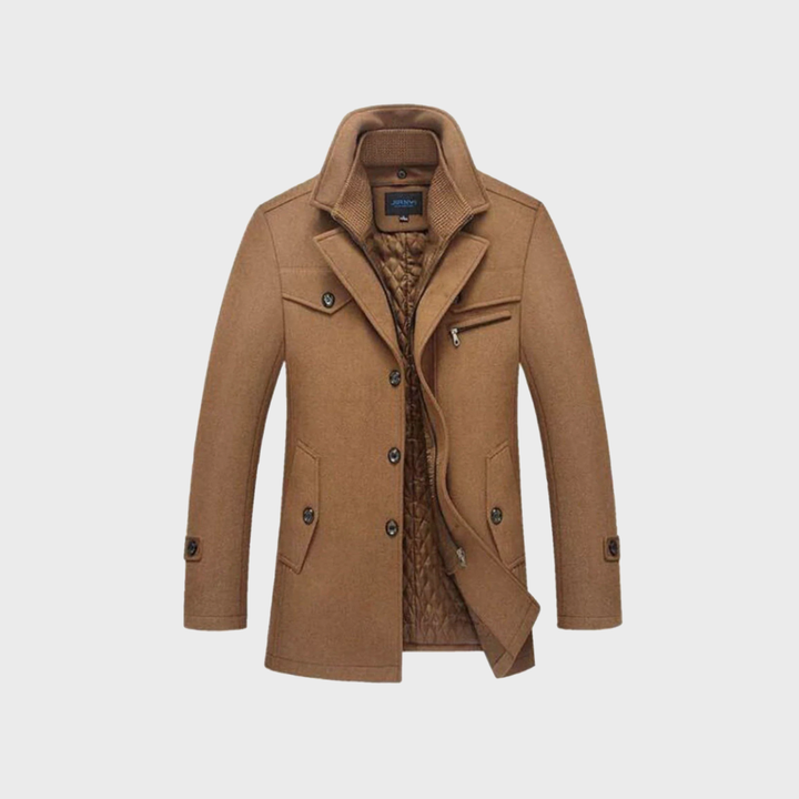 Andre | Classic Wool Peacoat