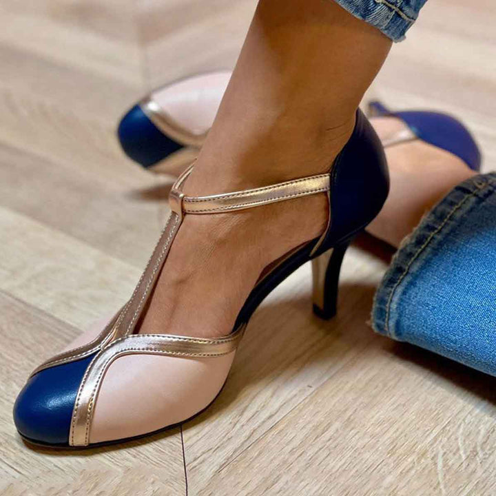 Alessia | Colorful and Comfortable T-Strap Shoes