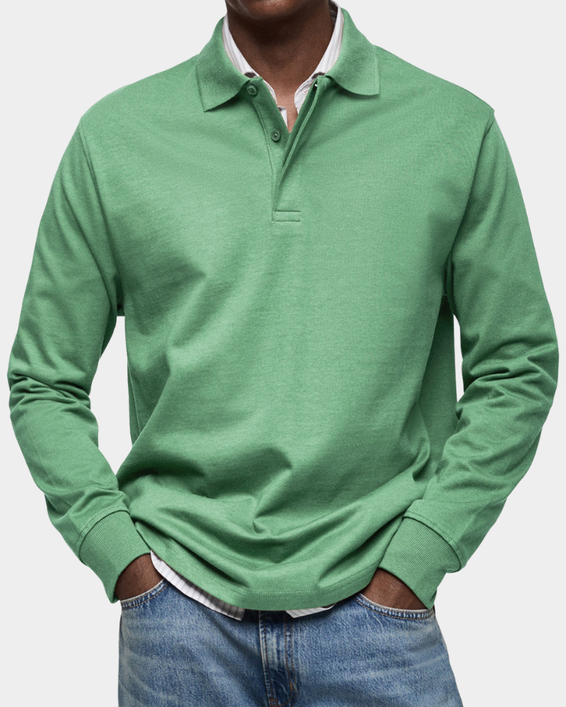 Maël | Classic Long Sleeve Polo
