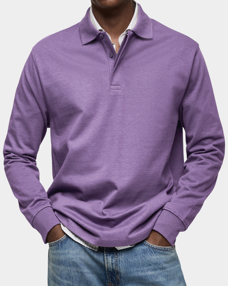 Maël | Classic Long Sleeve Polo