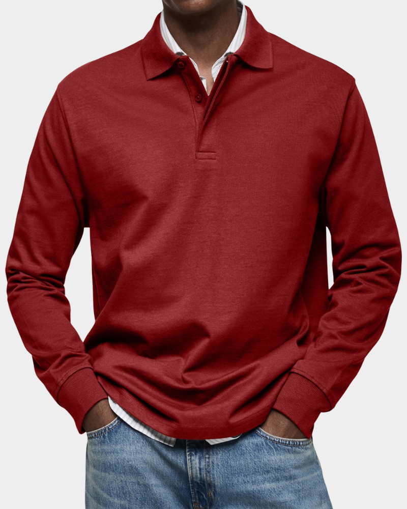 Maël | Classic Long Sleeve Polo