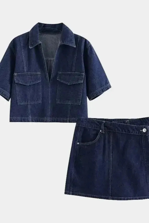 Aamu™ Denim Set