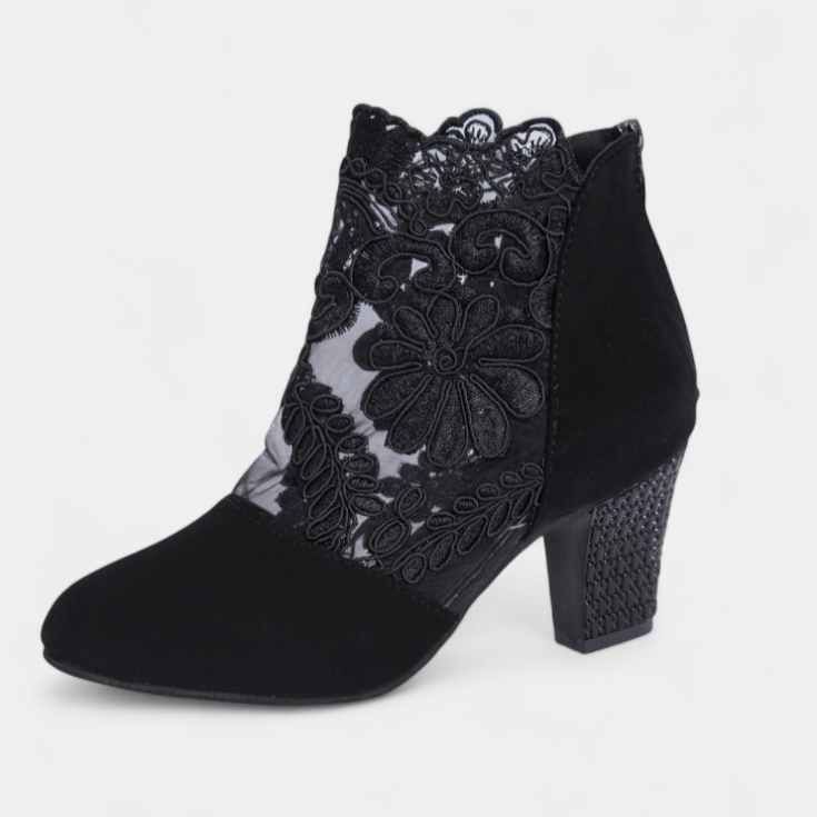 Charlotte™ | Eleganckie Szpilki z Kwiatowym Motywem