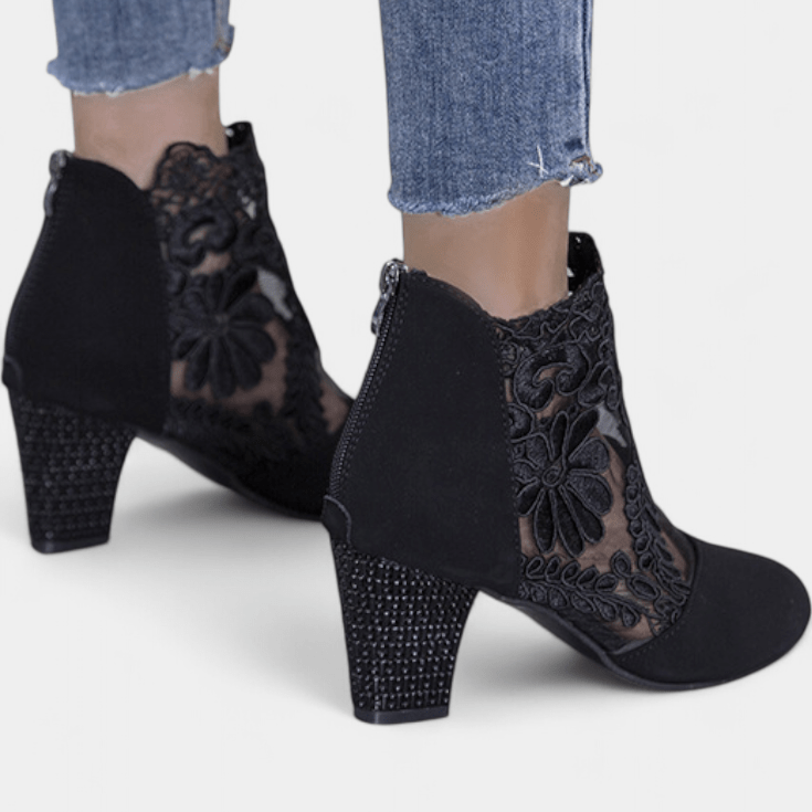 Charlotte™ | Eleganckie Szpilki z Kwiatowym Motywem