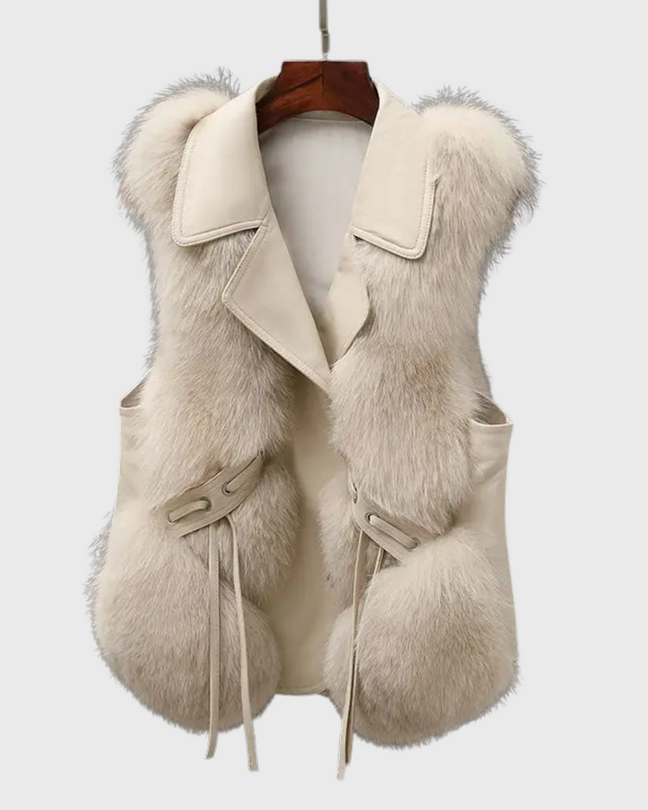 Alina™ leather vest – Stylish and timeless