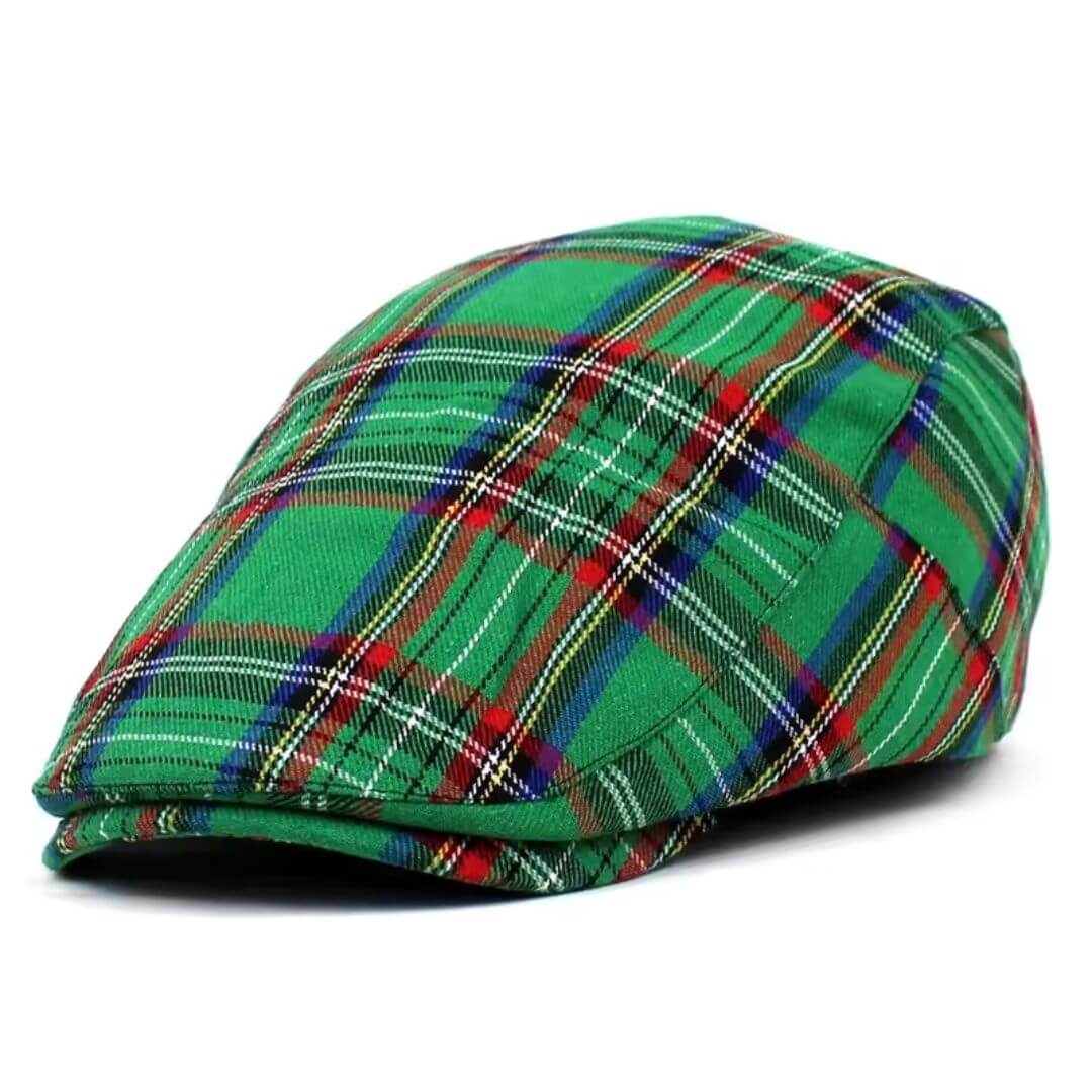 Tartan Cotton Ivy Cap | BOSTON