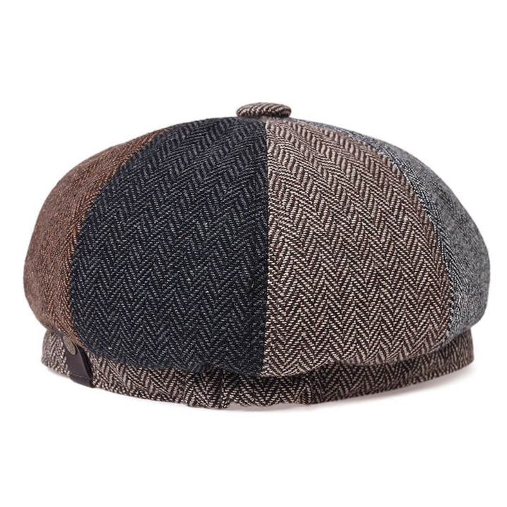 Wool Blend Patchwork Cap | CLEVELAND
