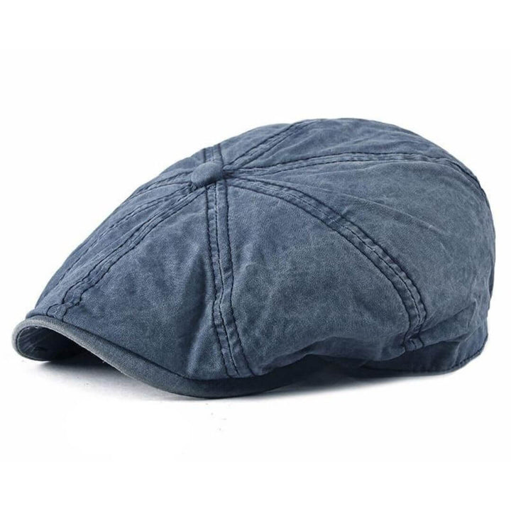 Washed Cotton Newsboy Cap | MALIBU
