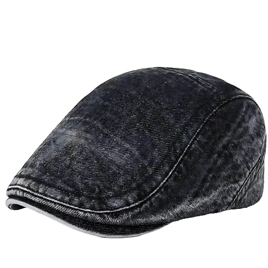 Washed Denim Flat Cap | LEXINGTON