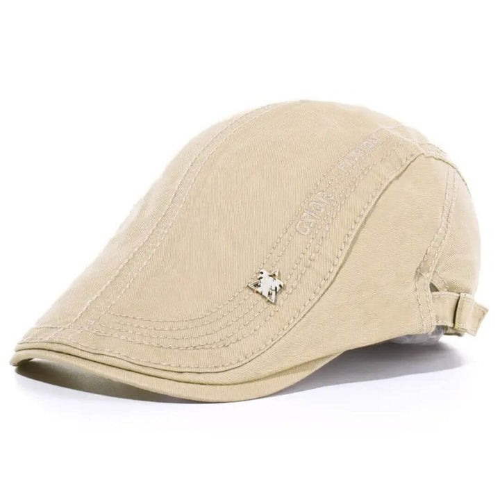 Structured Cotton Flat Cap | MINNEAPOLIS
