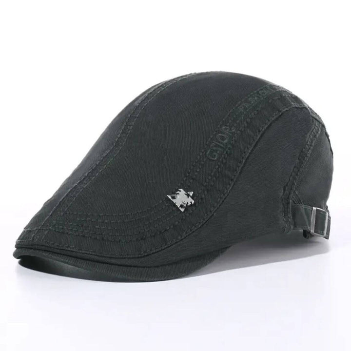 Structured Cotton Flat Cap | MINNEAPOLIS