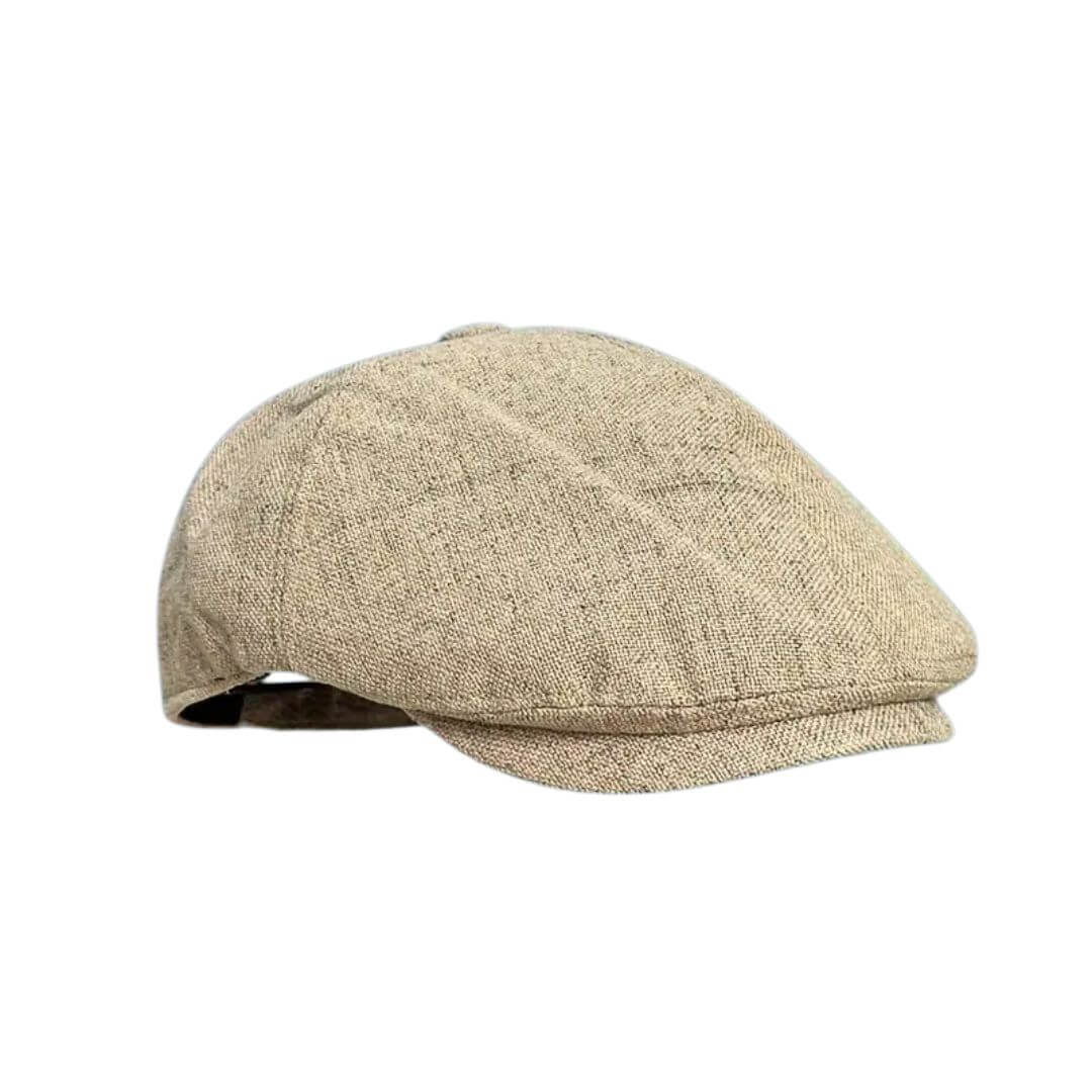 Linen Blend Flat Cap | MUNICH