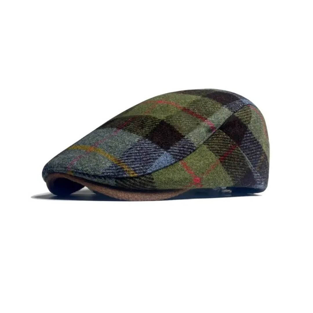 Wool Blend Flat Cap | GLACIER