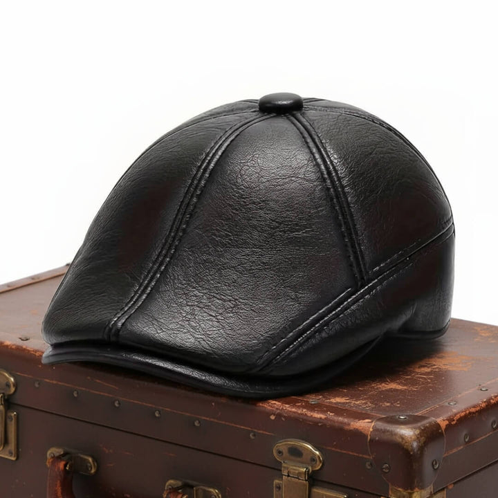 Leather Flat Cap | KALMAR