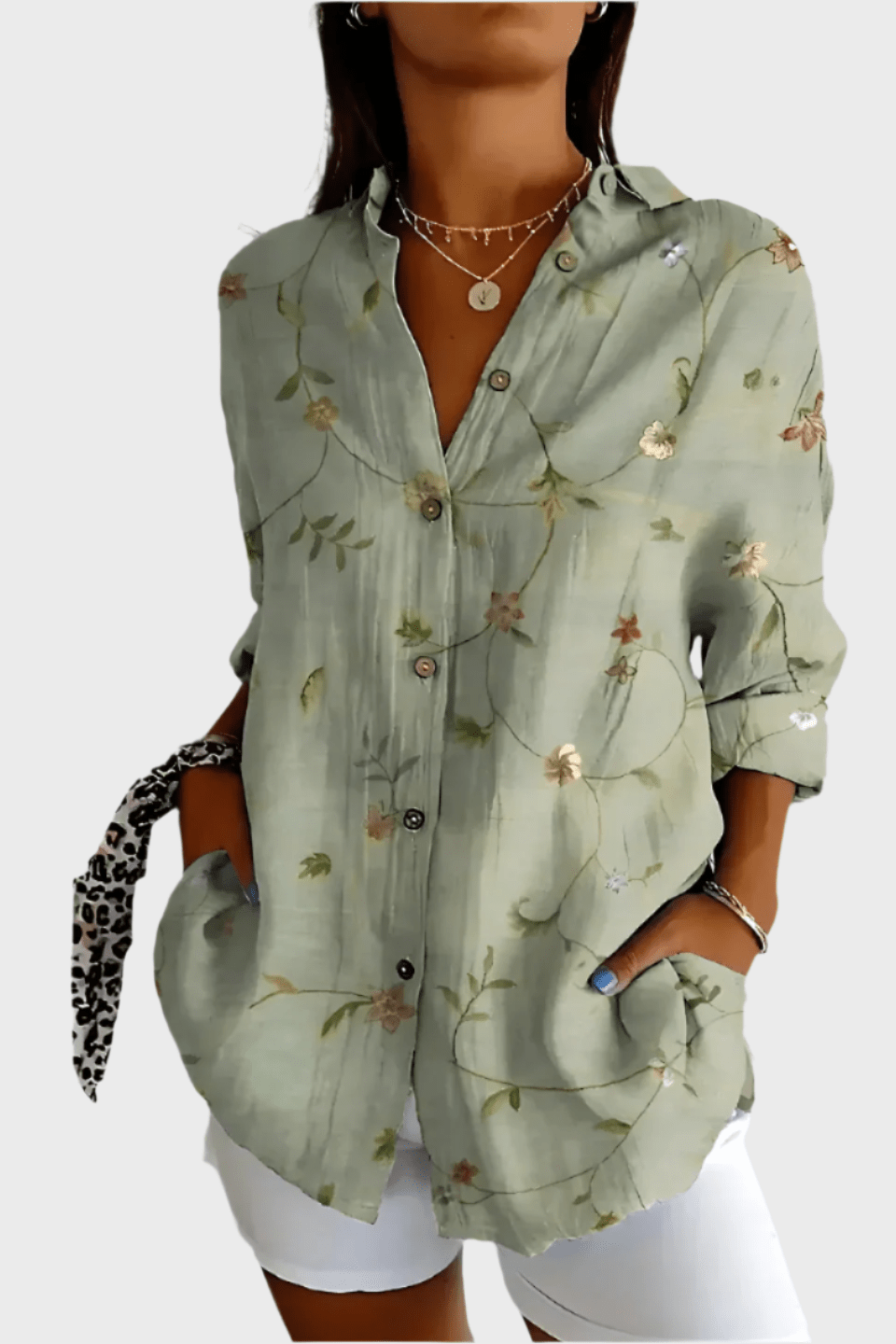 Cotton Floral Shirt