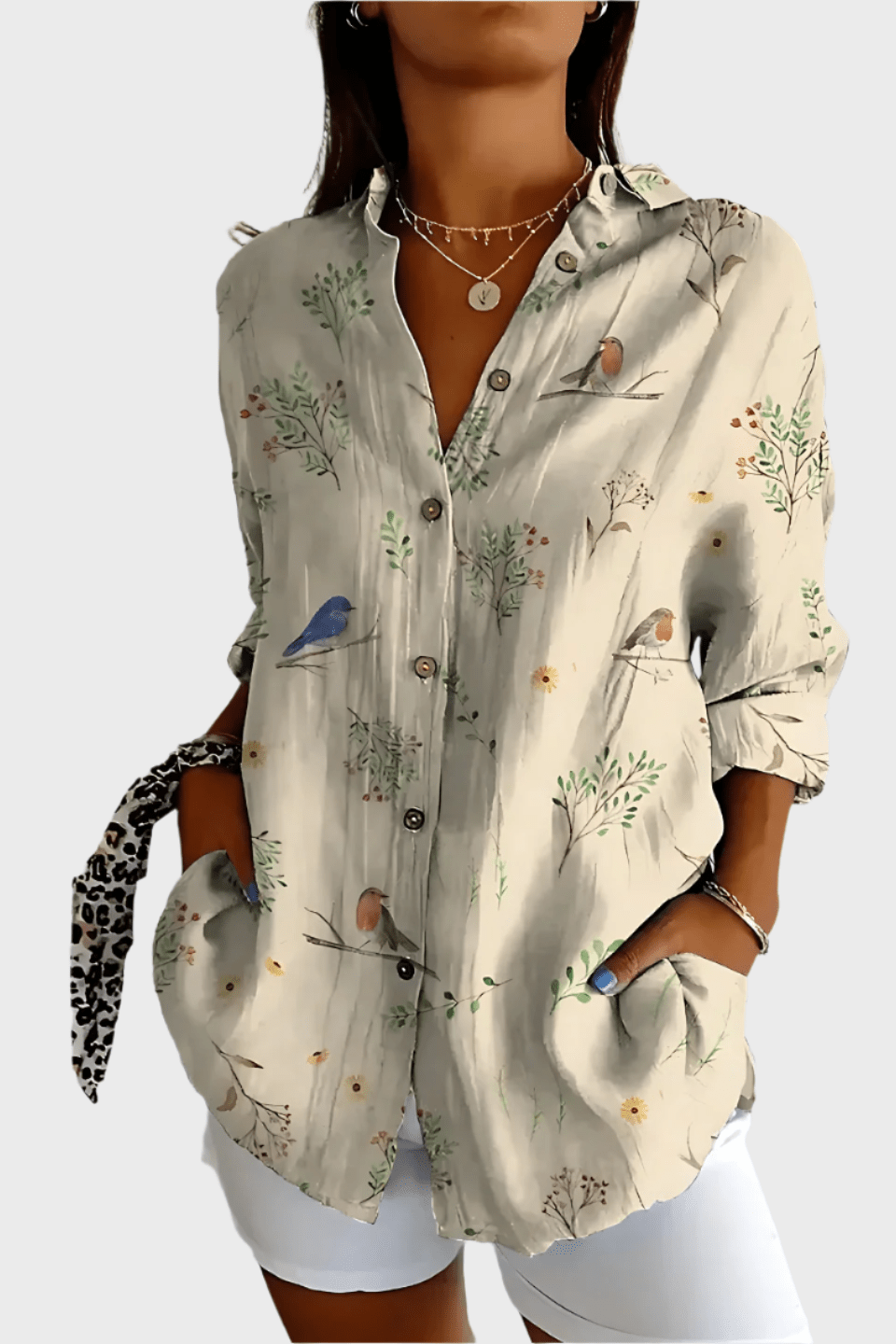 Cotton Floral Shirt