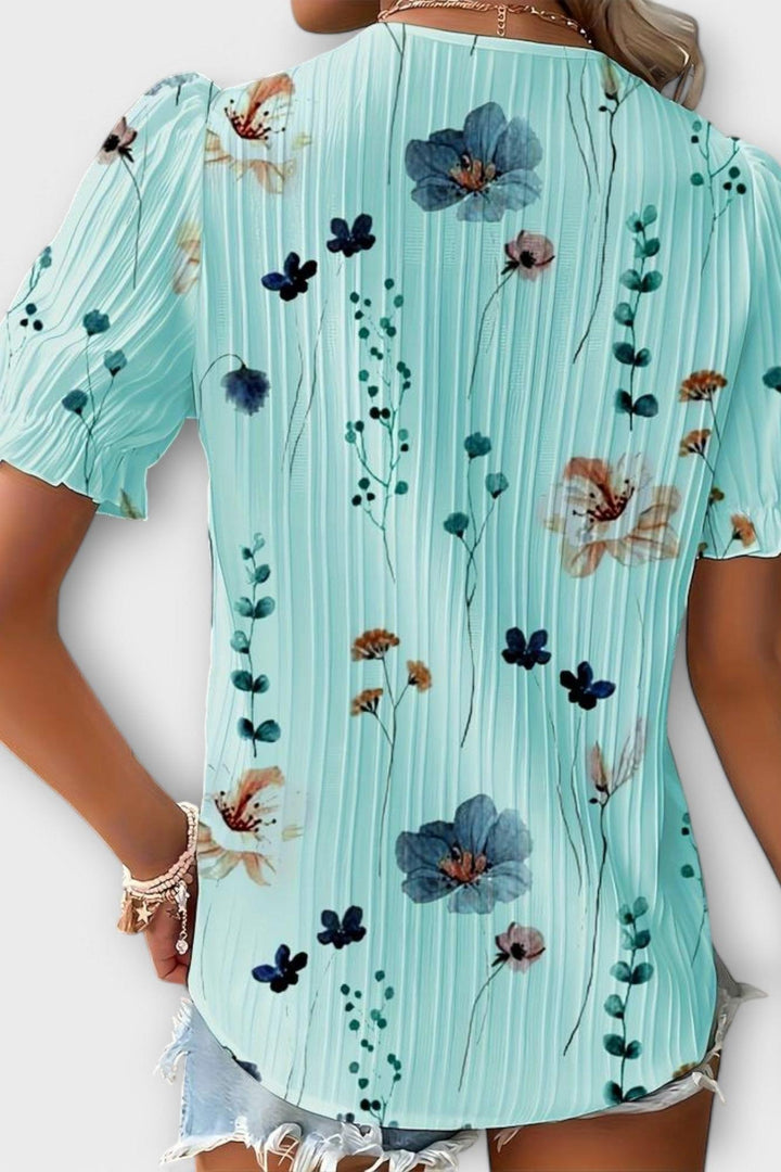 Bruna - Elegant top with a heart-shaped neckline