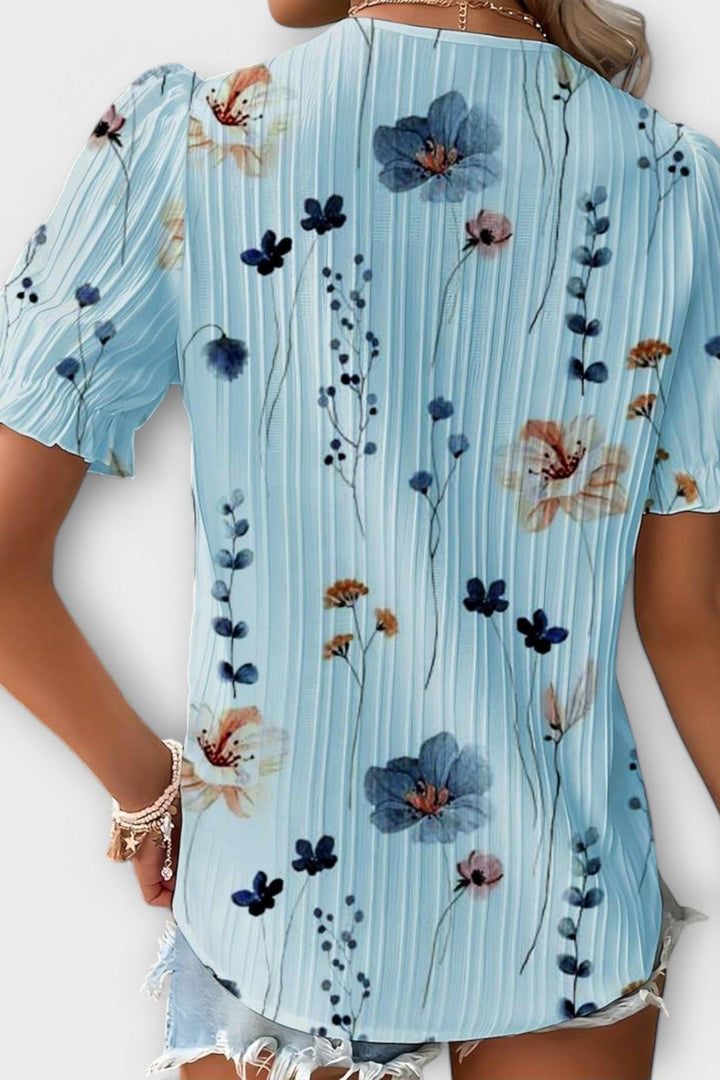 Bruna - Elegant top with a heart-shaped neckline