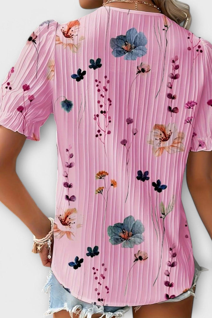 Bruna - Elegant top with a heart-shaped neckline