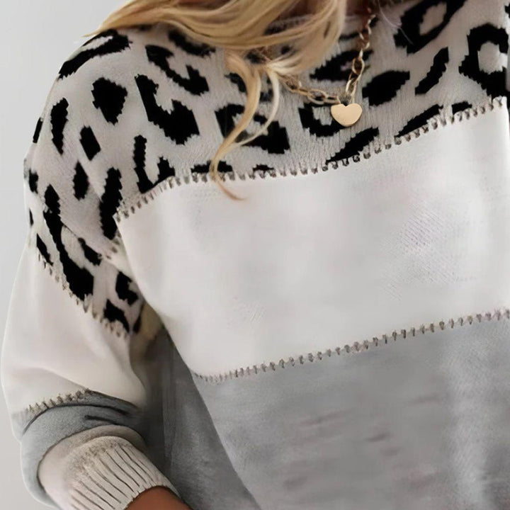 Avora Lyon | Leopard Elegance Sweater