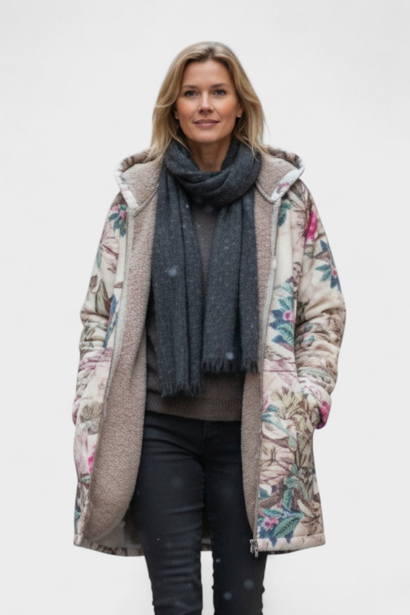 Fleural™ – Kwiatowy Polarowy Sweter